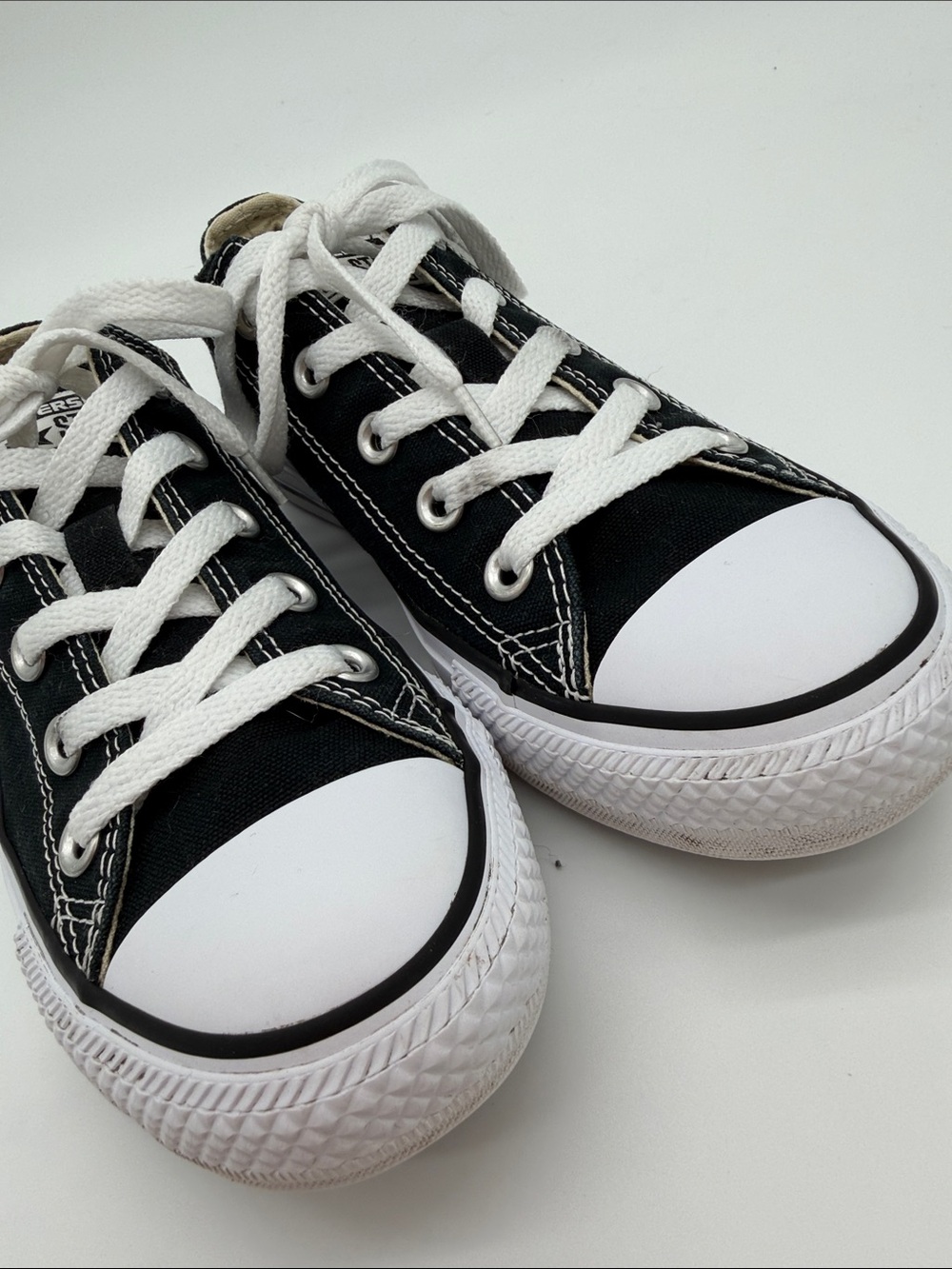 Converse Chuck Taylor All Star Black Unisex Womens Size 6 / Mens Size 4 Low Rise - Picture 14 of 16
